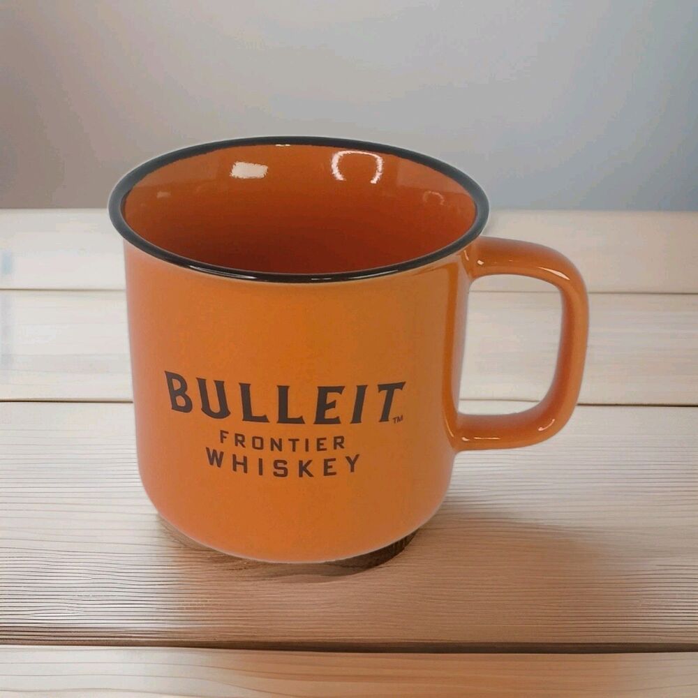 Bulleit Bourbon Frontier Whiskey Ceramic 8 Oz Coffee Mug